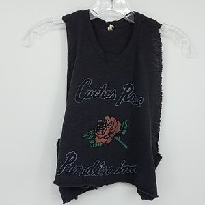 Spell Gypsy Rose Cut Off Muscle Tee Crop (gr2)